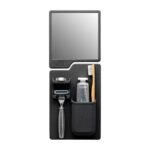 Silicone Razor Holder Mirror Bathroom Set