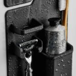 Silicone Razor Holder & Shower Mirror Bathroom Set