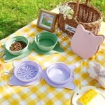 2-in-1 Silicone Pet Folding Double Bowl