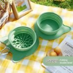 2-in-1 Silicone Pet Folding Double Bowl - Image 13