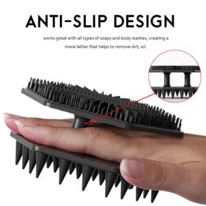 - 2 in 1 Silicone Body Shampoo Brush