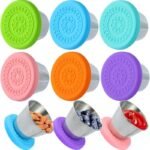 2.4oz Salad Dressing Container with Silicone Lid - Image 7