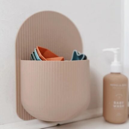 Silicone Baby Bath Toy Storage