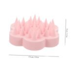 Plum blossom shape Silicone Comb Shampoo Brush - Image 4