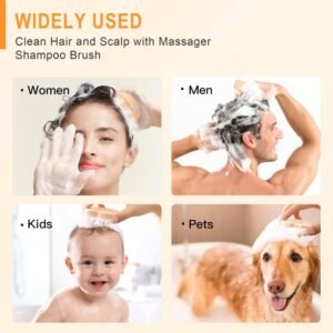 - Silicone Hair Scalp Brush Massager Durable