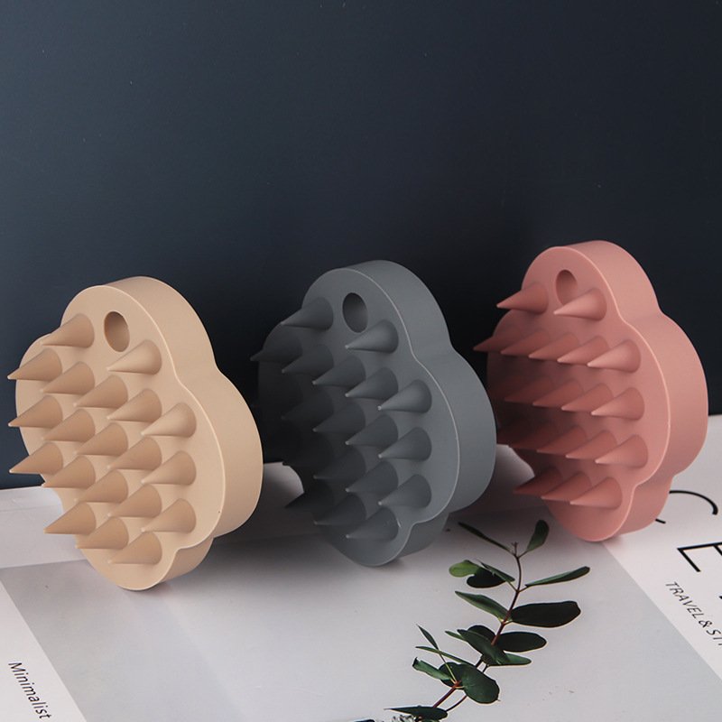 Silicone Hair Scalp Massager Shampoo Brush (14) Silicone Hair Scalp Massager Brush