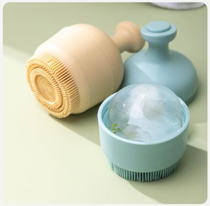 Silicone Ice Face Roller with Facial Brush