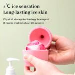2-in-1 Silicone Ice Face Roller with Facial Brush - Image 8