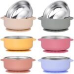 Silicone Kids Feeding Bowls with 304 Stainless Steel - Image 13