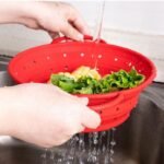 Foldable Silicone Kitchen Strainer Durable - Image 6
