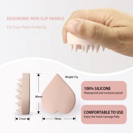 Wholesale The Heart Silicone Hair Scrubber