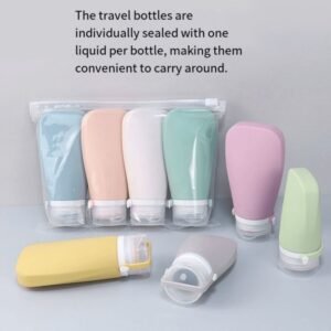 - The silicone Travel Bottle Stes（4 pieces）