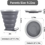 270ml Folding Silicone Water Bottle - Image 2