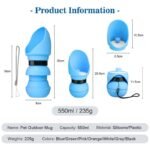 550ml Silicone Pets Folding Cup - Image 4