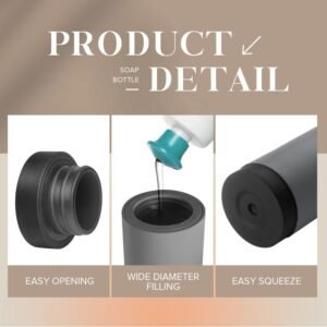 - 2.5‘’ The Silicone Squeeze Bottle Convenient