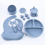 Premium Silicone Baby Tableware Set (8 pieces) - Image 9