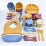 Premium Silicone Baby Tableware Set (8 pieces) - Image 6