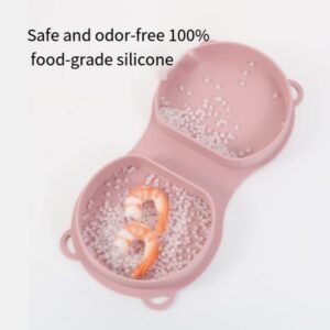 - Food Grade Silicone Baby Feeding Set (3-pack)