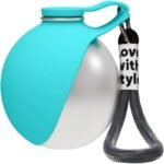 2-in-1 Portable Silicone Dog Water Bottle