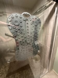 - Silicone Wall Back Scrubber for Shower