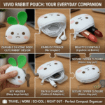 Rabbit Silicone Zipper Pouch - Image 3