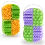 Multi color Silicone Bath Brush - Image 5