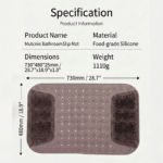 Silicone Foot Scrubber Shower Mat - Image 2